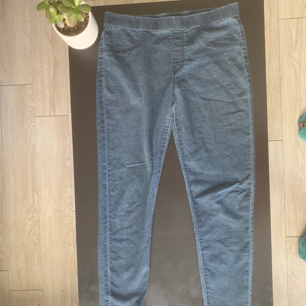 Blue Jean material jegging